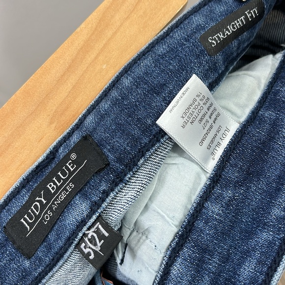 Judy Blue Distressed Straight Jeans size 5/27 Women’s Jeans - Picture 4 of 10
